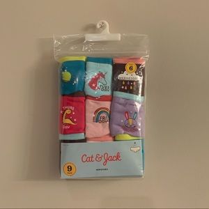 Girls’ 9 Pack Hipsters Underwear